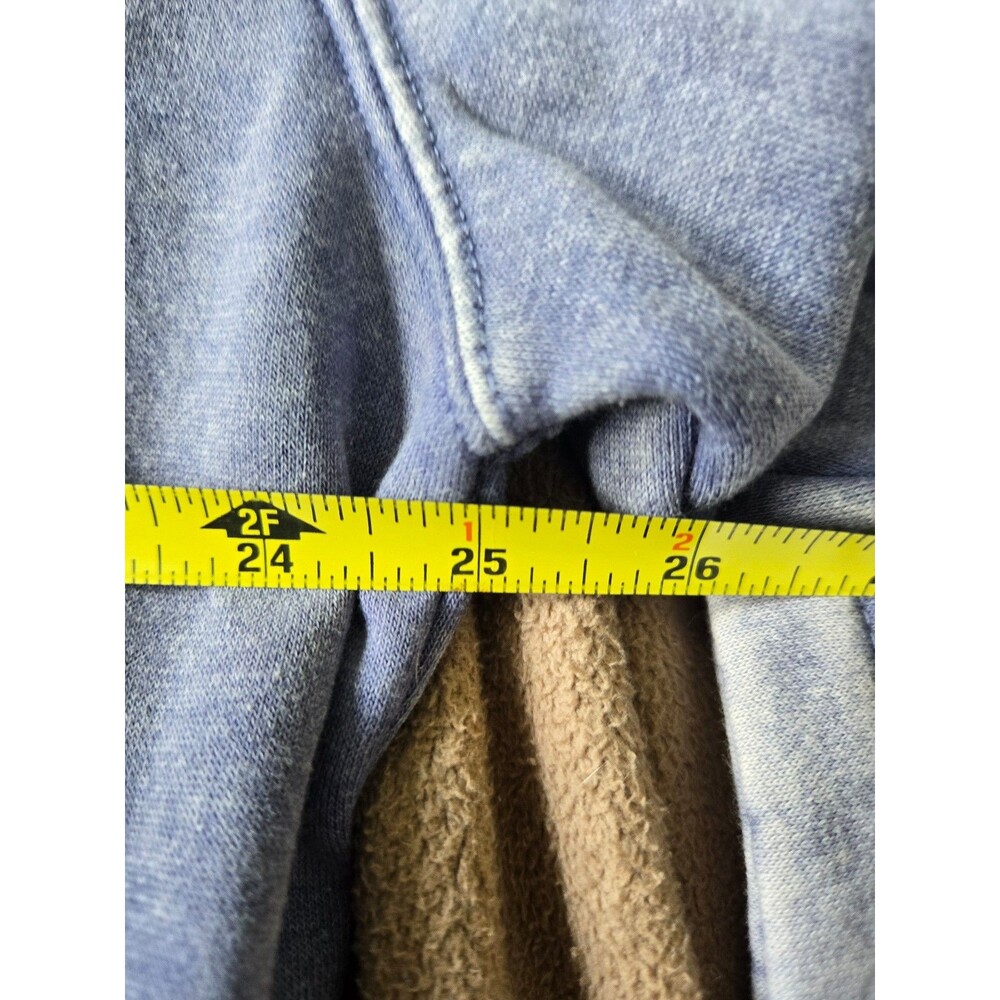 Zenana Acid Washed Half Snap Fleece Sweatshirt Med - Picture 7 of 7